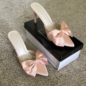 David’s Bridal Edwina Kitten Mule
